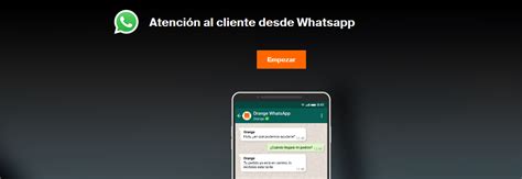 Contacta con Atención al cliente de Orange por WhatsApp